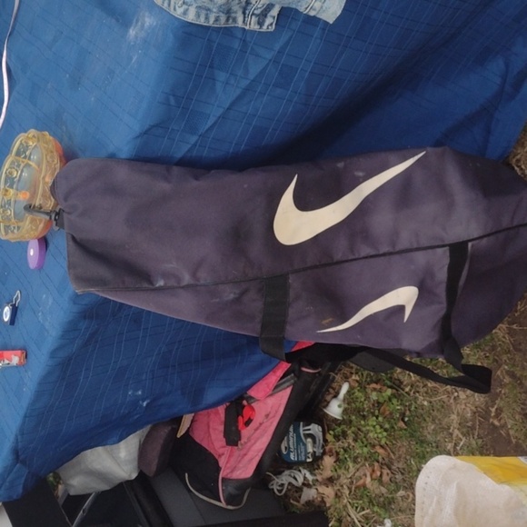 Nike Duffel Bag in Black and White - Picture 2 of 2